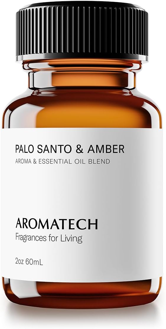 AromaTech Palo Santo & Amber Aroma Oil for Grounding Home Scent