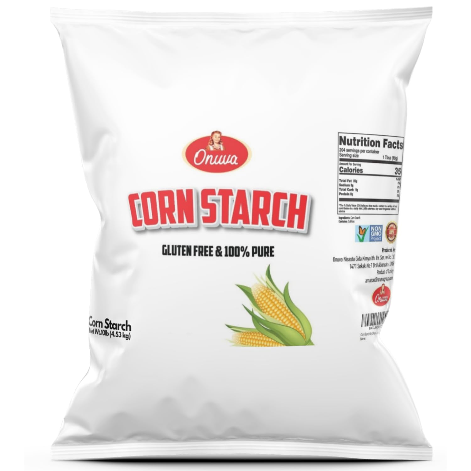 Corn Starch by Onuva - Gluten Free Thickener for Sauces & More