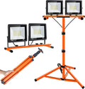 21000 Lumen Work Lights with Stand - Bright, Waterproof Job Site