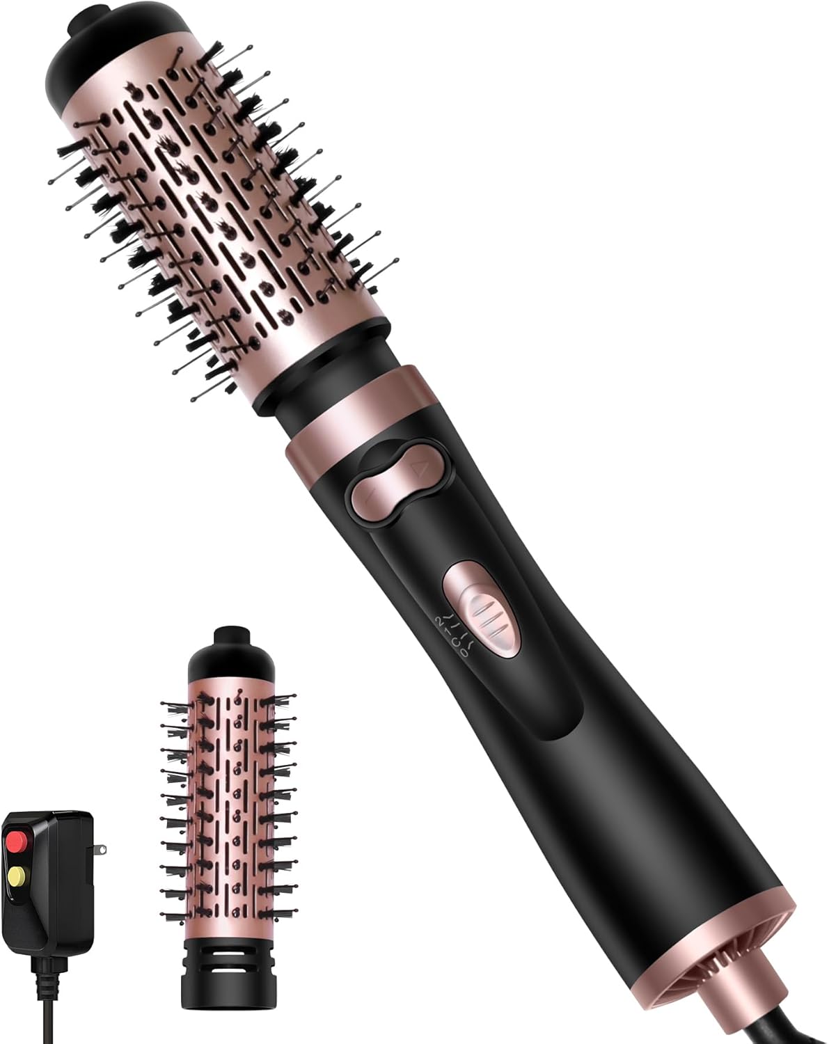 3-in-1 Rotating Hot Air Brush Set, Volume Boost, OKWRAP