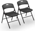 VINGLI Folding Chairs Plastic Foldable Chair - Portable Seating