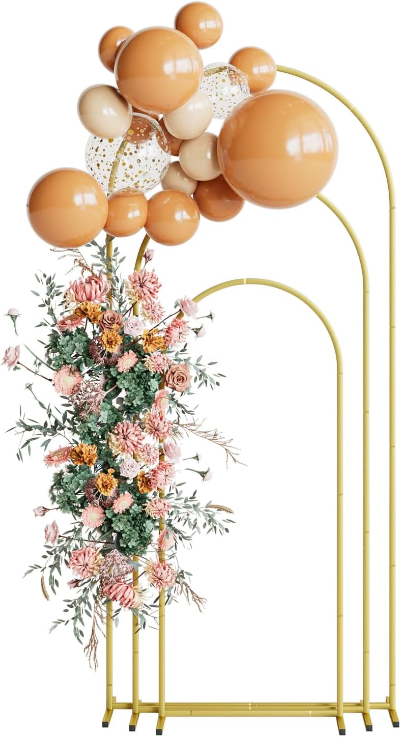 Elegant Wedding Arch Set of 3 for Stunning Ceremony Backdrop