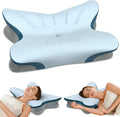 Cervical Pillow for Neck Pain Relief - Ergonomic Dual-Height Memory
