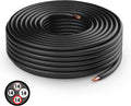 100FT RV Trailer Light 4 Way 14AWG Heavy Duty Wiring Cord - Durable