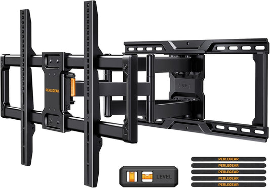 UL-Listed Full Motion TV Mount - Tool-Free Tilt & Swivel