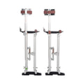 Silver Drywall Stilts 24-40 Inch Height Adjustable - Stable Aluminum