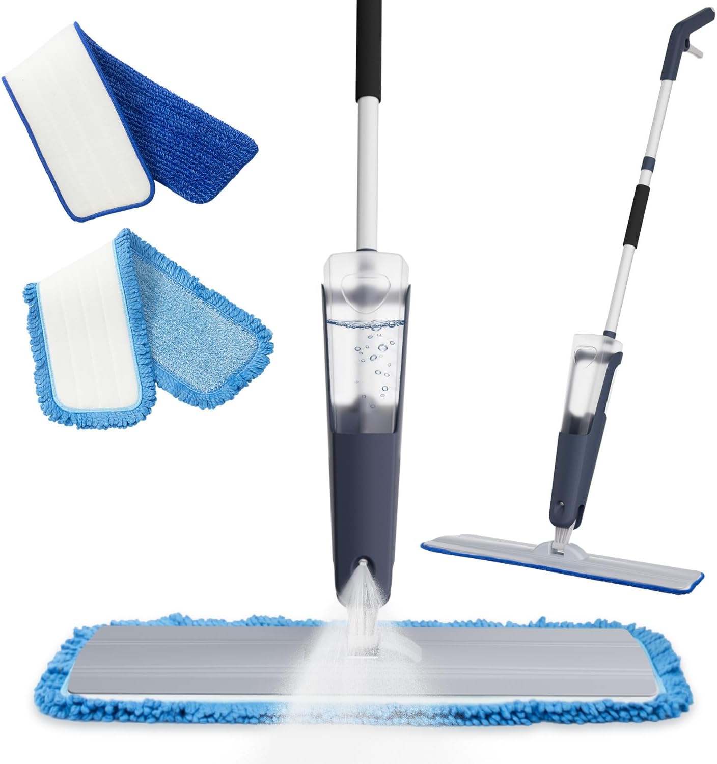 24in Microfiber Mop for Heavy-Duty Floor Cleaning System