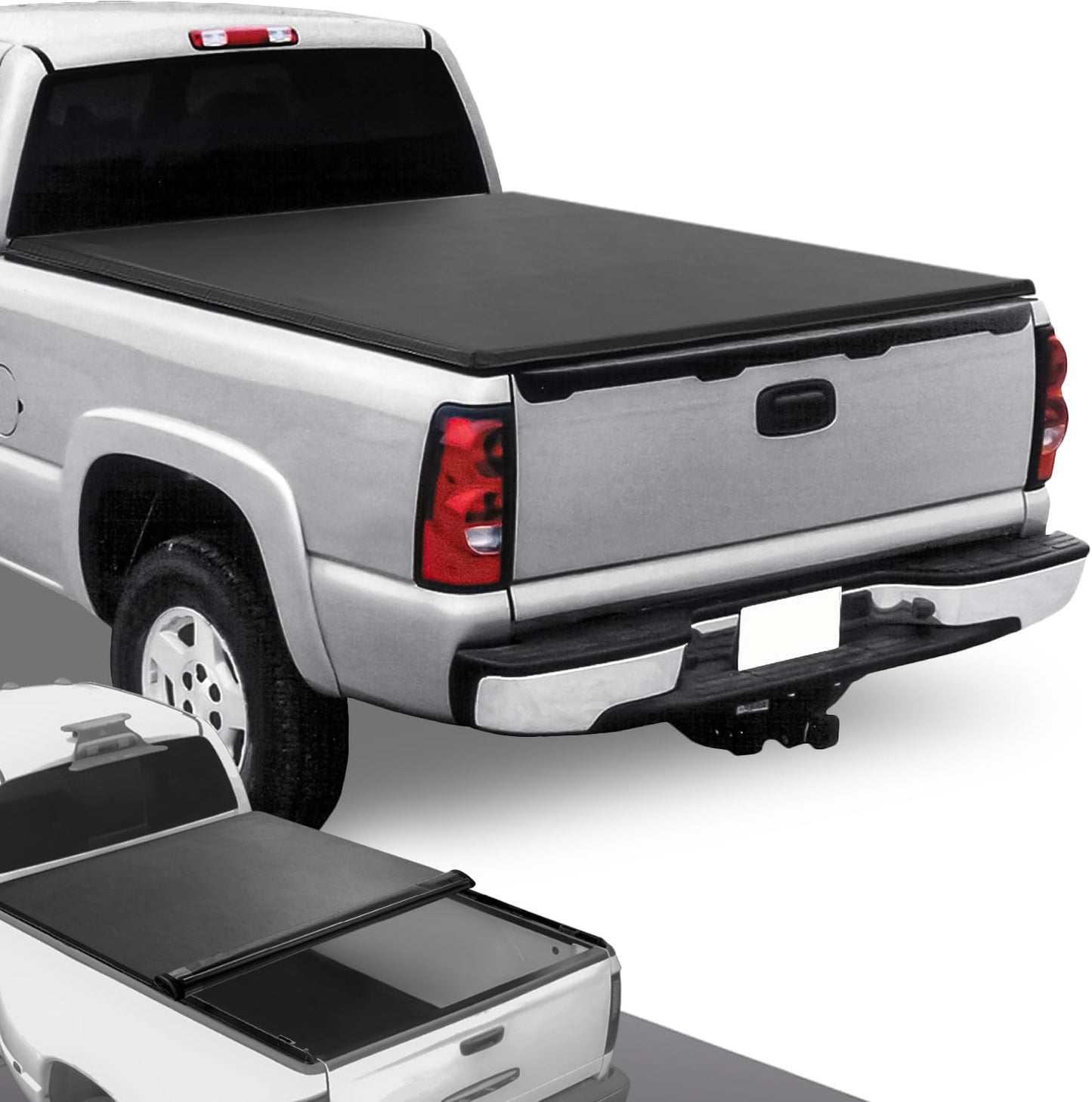 DNA Motoring Tonneau Cover for 88-01 C/K1500-3500 Trucks
