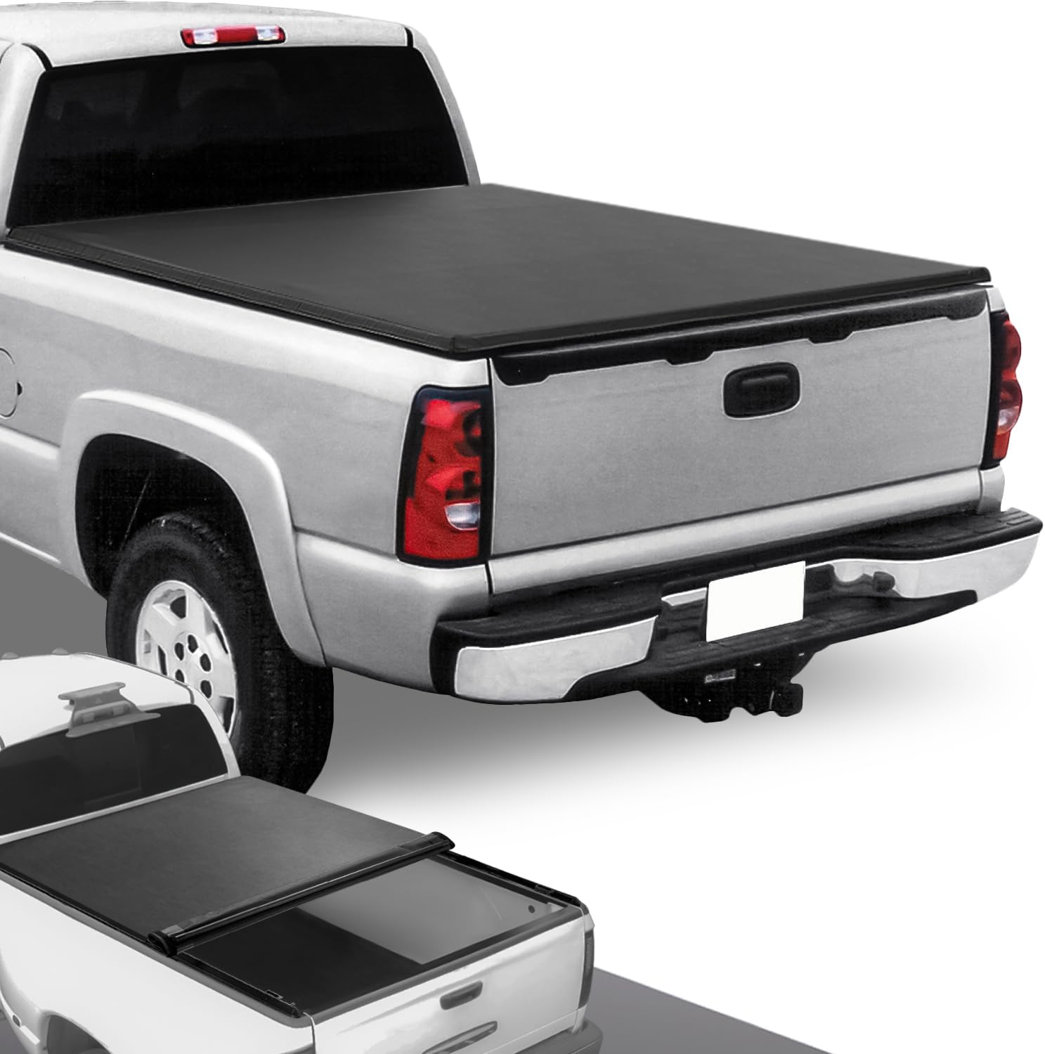 DNA Motoring Tonneau Cover for 88-01 C/K1500-3500 Trucks