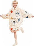 Narecte Cozy Oversized Blanket Hoodie - Plush Wearable Blanket