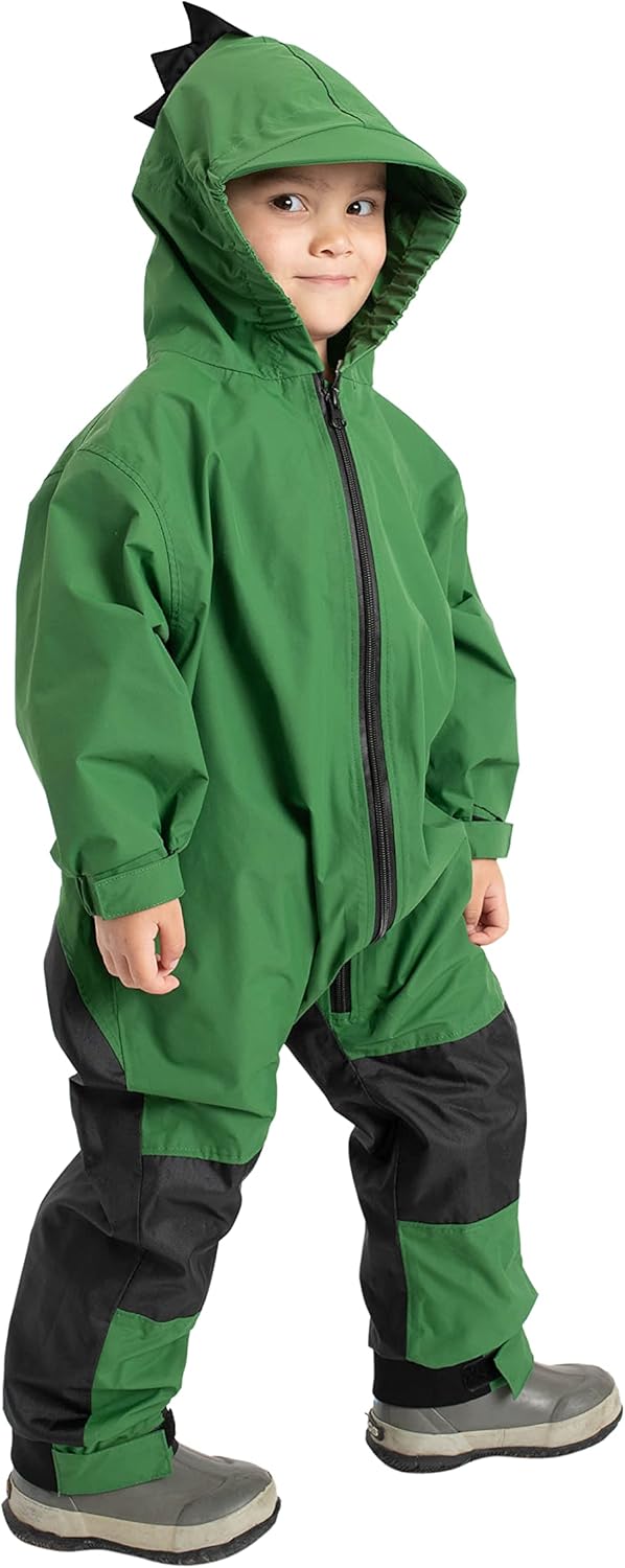 Kids Toddler Rain Suit - Waterproof Coverall for Active Play