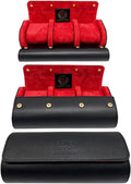 Premium Napa Leather Watch Roll - Travel in Style!