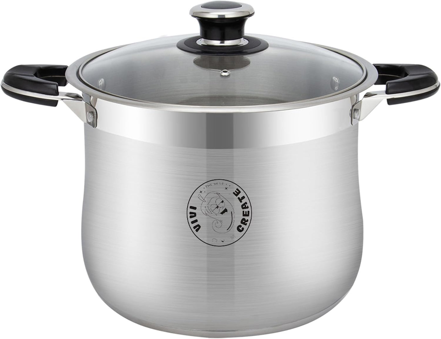 Vivicreate Stainless Steel Stock Pot for Induction Cooking