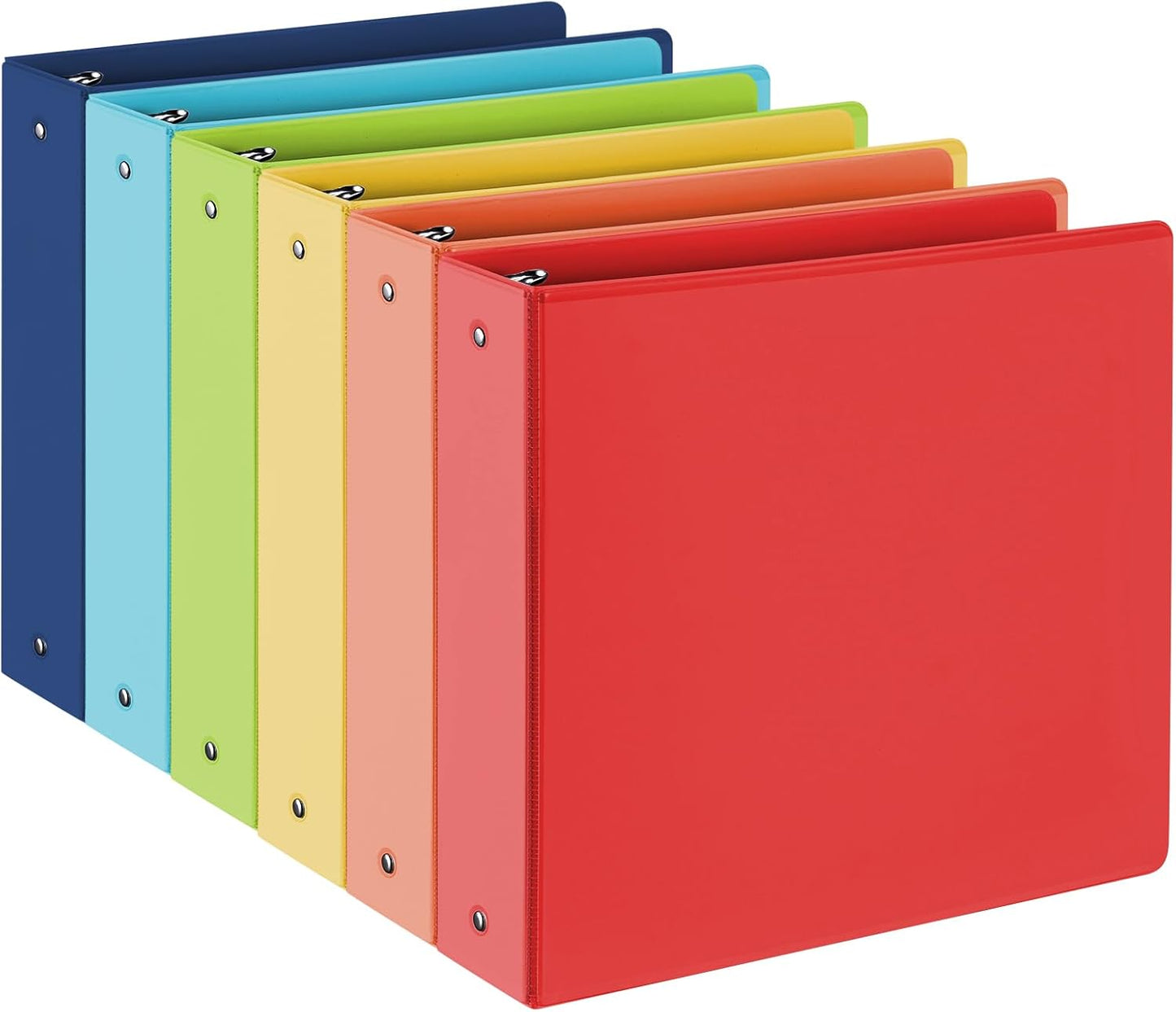 2-inch 3 Ring Binder with Pockets for Home, Office, School Use