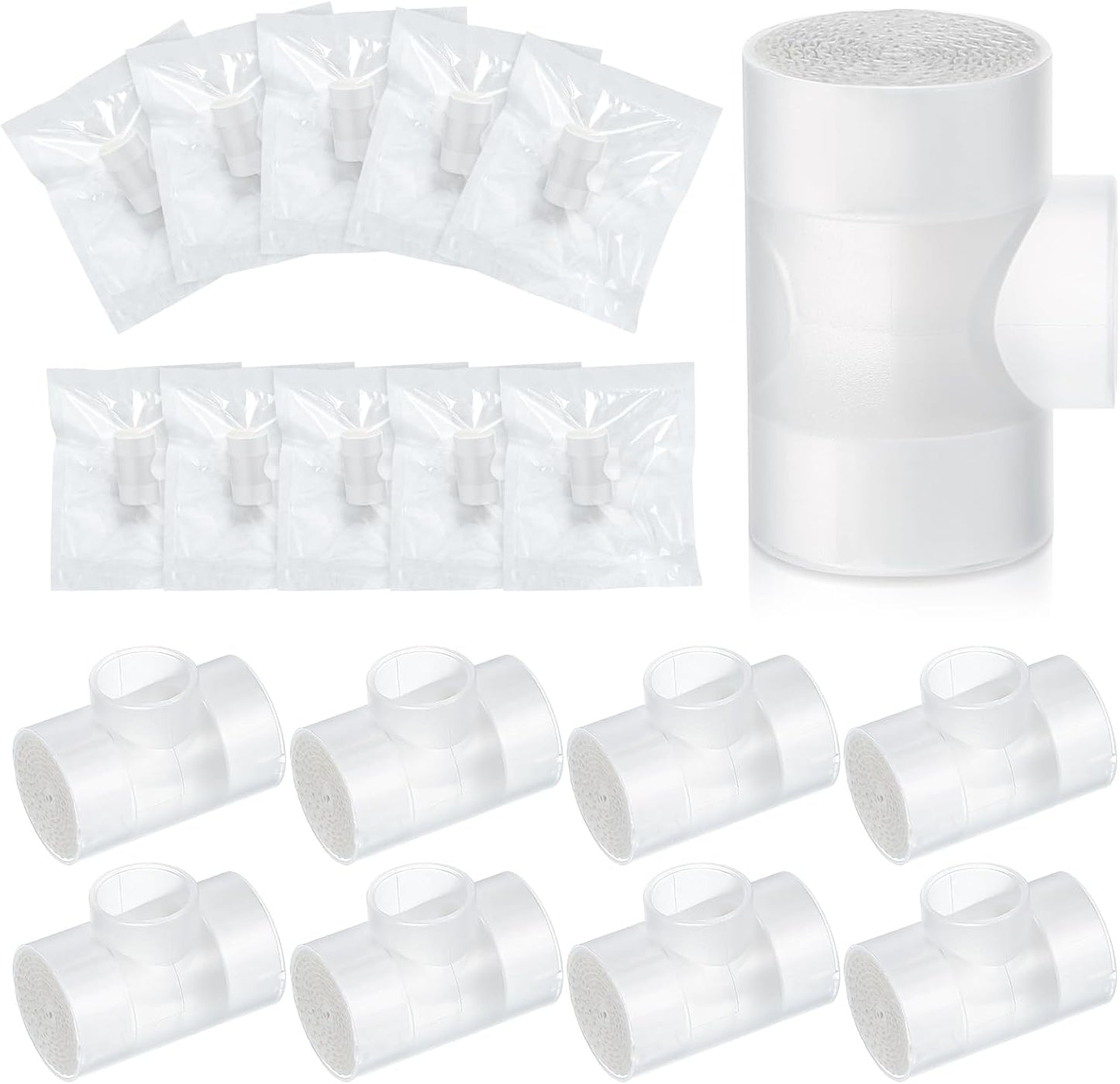 50 Pcs Tracheostomy HME Heat Moisture Exchanger for Comfort