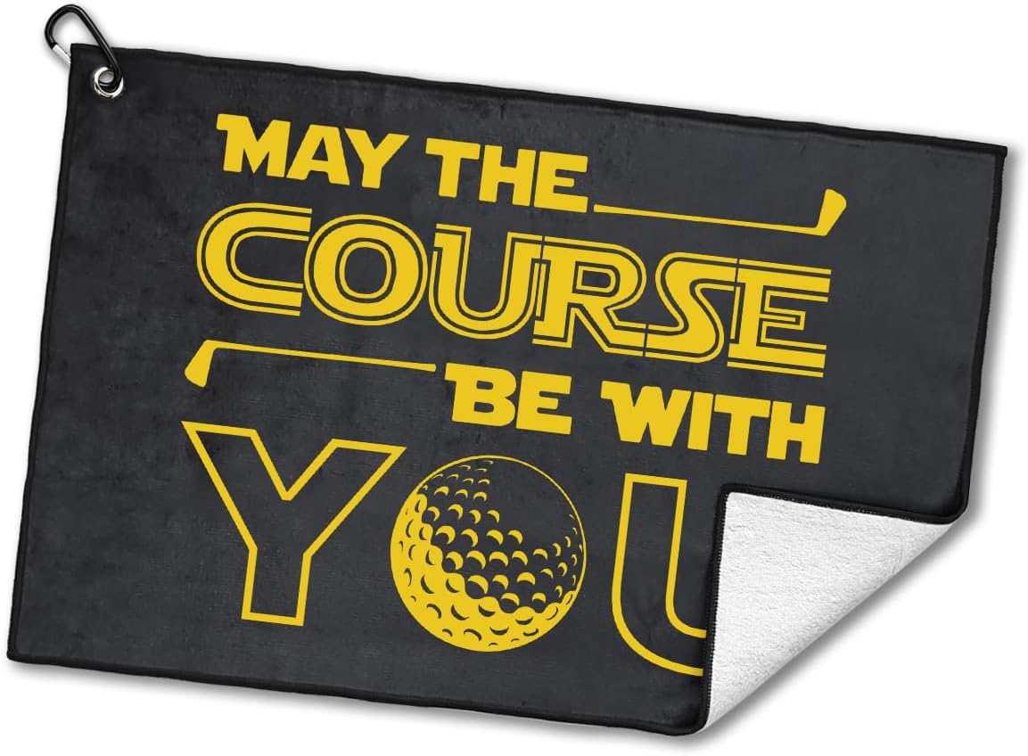 May the Course Be with You - Golf Towel Gift