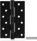 3 Pack Black Door Hinges 6 in Ball Bearing Heavy Duty - Quiet