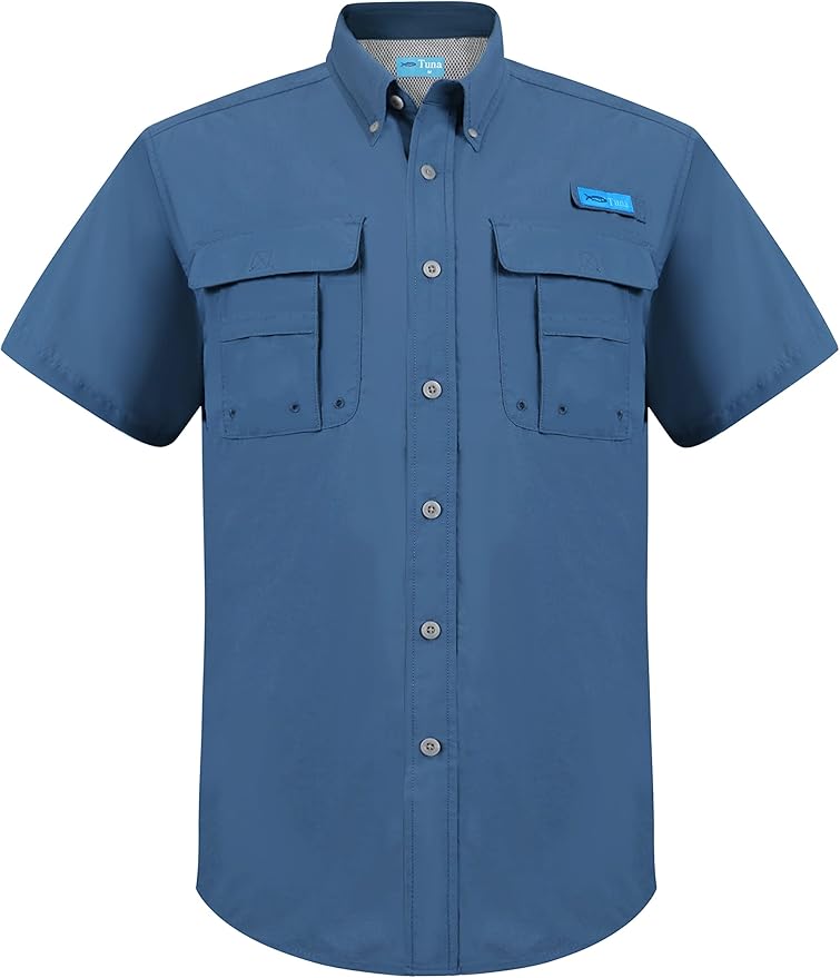 Men's UV UPF 50+ Sun Protection Short Sleeve Shirts for Hiking