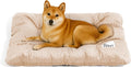 FUNNY FUZZY 2 in 1 Dog Crate Bed Pad for Large Dogs - Reversible