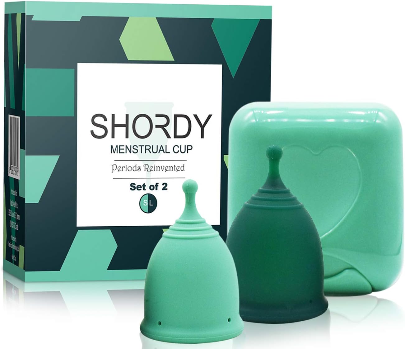 SHORDY 2-Pack Menstrual Cups - Comfort & Convenience