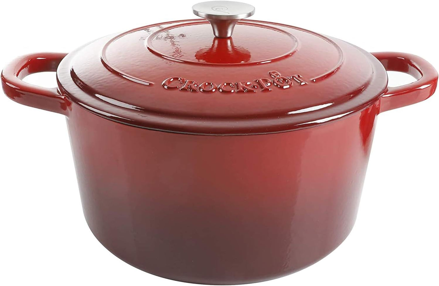 Crock-Pot Artisan 7-Quart Round Enameled Cast Iron Dutch Oven