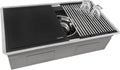 33-inch Workstation Two-Tiered Ledge Undermount Kitchen Sink