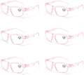 ProtectX Stylish Anti-Fog Safety Glasses with Readers - Lightweight