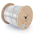 Cat6A CMR Riser Bulk Ethernet Cable 1000ft - Solid Pure Copper