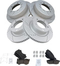Premium Brake Pad & Rotor Kit for Lexus LX570 & Toyota Models
