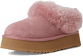 UGG womens Tazzelle Suede Sheepskin Slipper - Plush Platform Comfort