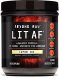 BEYOND RAW LIT Advanced Pre Workout Powder - Intense Energy & Pumps