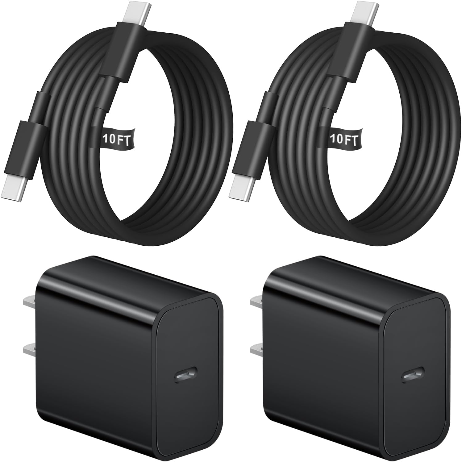 Fast Charge 2-Pack for iPhone & Samsung - Novobit