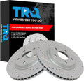 TRQ Front Performance Brake Rotors Set Compatible with Nissan