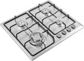 22x20 Built-in Gas Cooktop 4 Burners Stainless Steel - Reliable