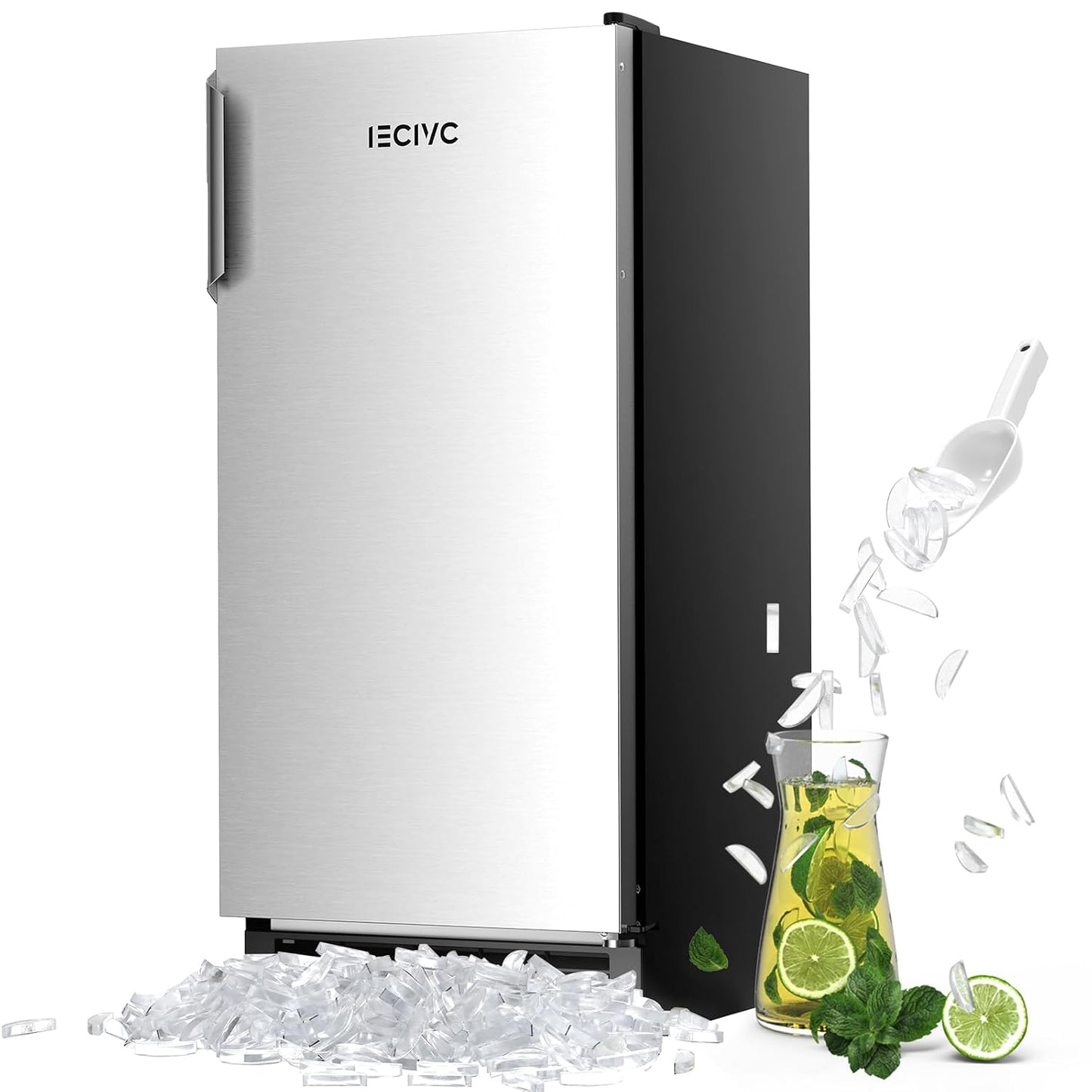 Under Counter Crescent Ice Maker Machine for Home Bar Use