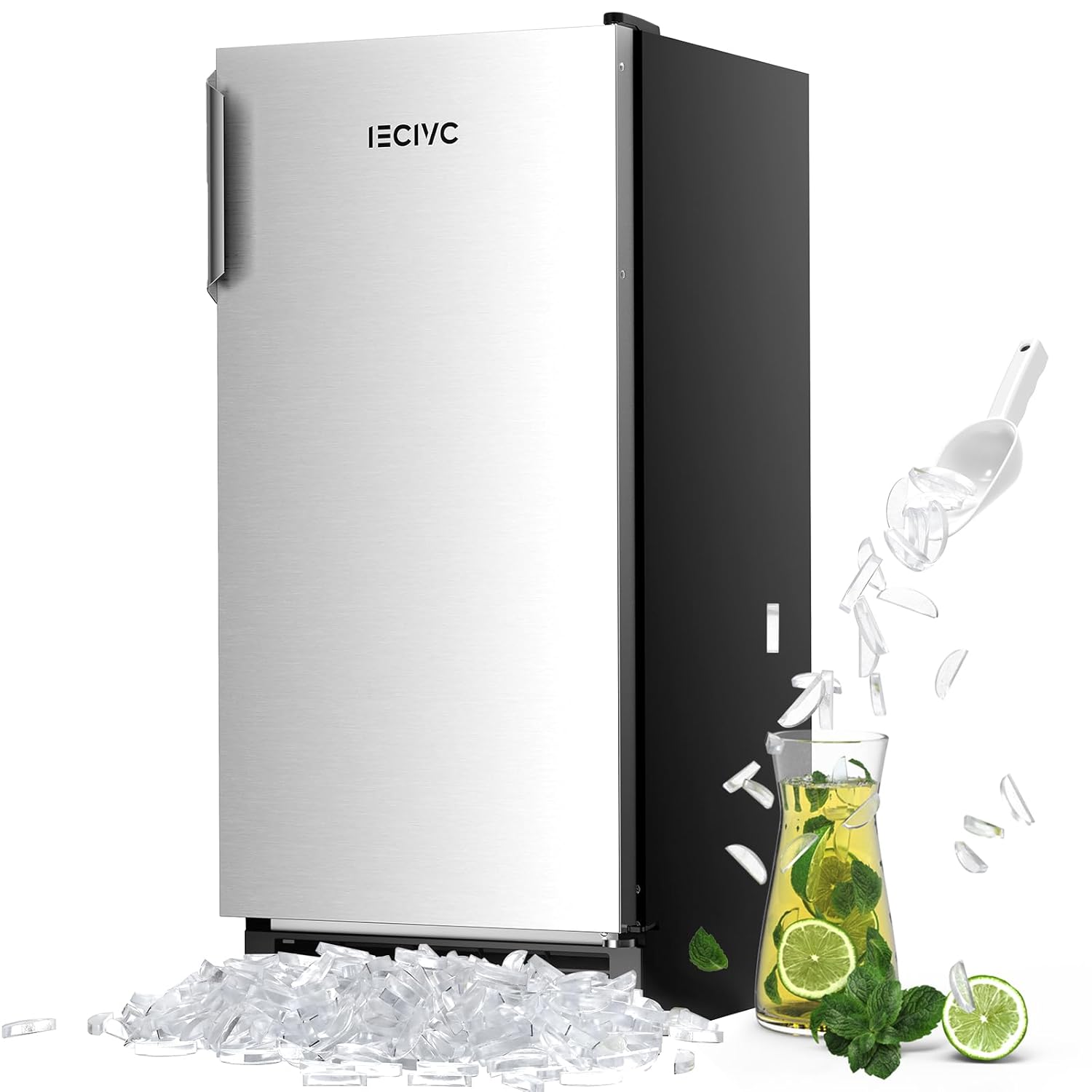 Under Counter Crescent Ice Maker Machine for Home Bar Use