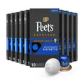Peet's Decaf Ristretto Espresso Capsules, 100 Count - Smooth Decaf
