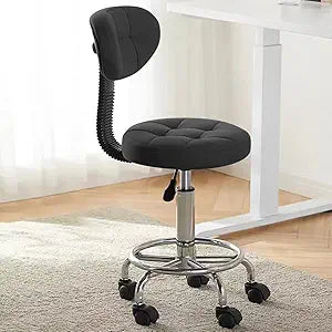 Office Drafting Chair with Back Support and Footrest for Comfort