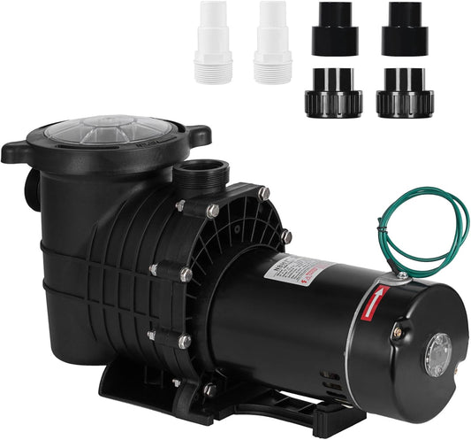 1.5HP Self Priming Pool Pump for Inground and Above Ground Use