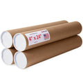 4in x 24in Reinforced Kraft Paper Mailing Tubes for Safe Shipping