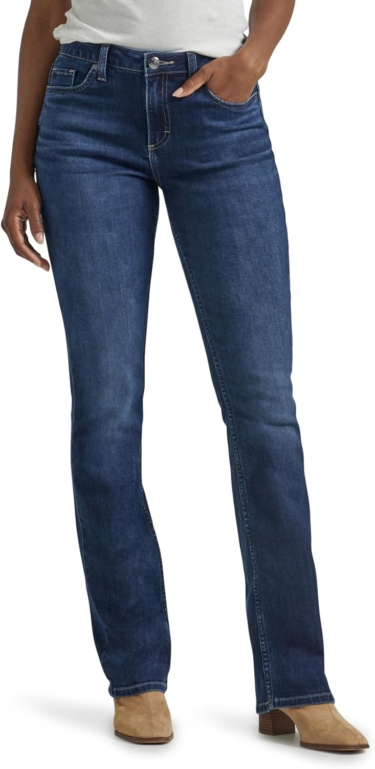 Lee Womens Plus Size Legendary Mid Rise Bootcut Jean Review