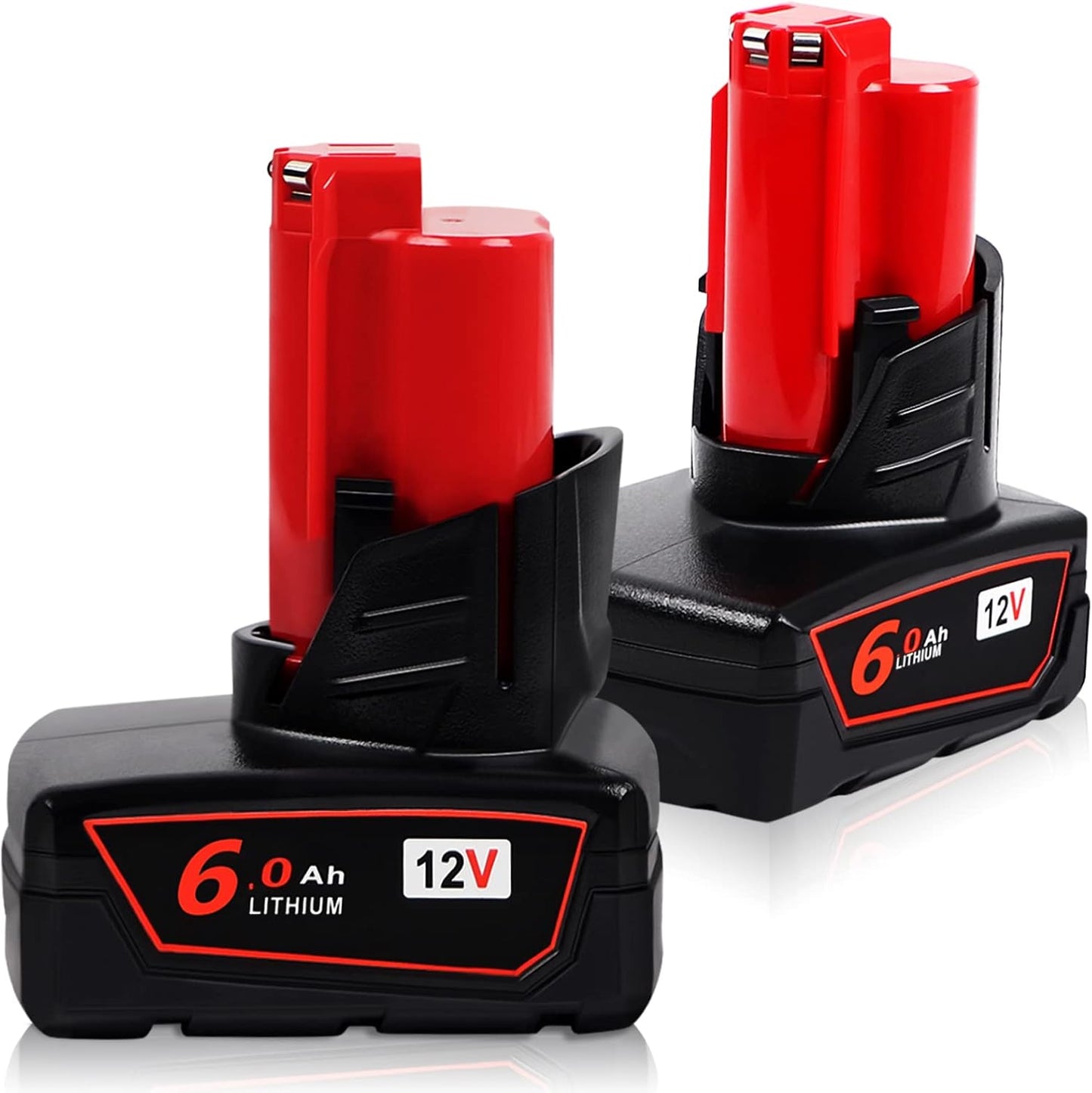 Powerful 6.0Ah Battery Replacement for Milwaukee M12 Tools