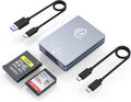 CFexpress Type A and SD Dual-Slot Memory Card Reader - Fast 10Gbps