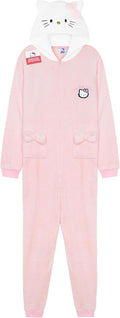 Hello Kitty One Piece Pajamas for Girls - Cozy Fleece Jumpsuit