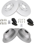 Front & Rear Ceramic Brake Pad and Rotor Kit for 2013-16 Santa Fe