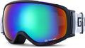 OTG Ski Goggles for Men Women - Brown Lens with Green Revo