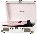 Record Player 3 Speeds Turntable with Bluetooth - Portable Suitcase
