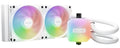 Light Loop 240mm ARGB AIO Water Cooler - High-Performance White