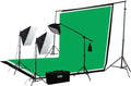 ePhoto Professional Chromakey 10x12 Ft Backdrop Kit - Complete Studio