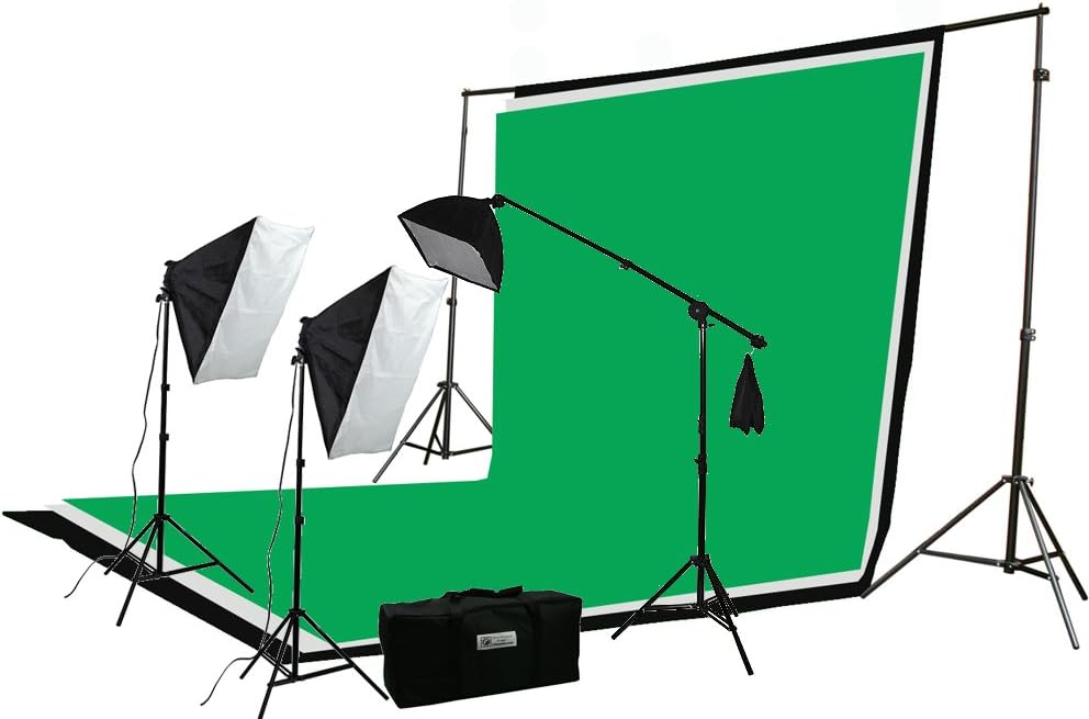 ePhoto Professional Photography Video Chromakey Backdrop Kit